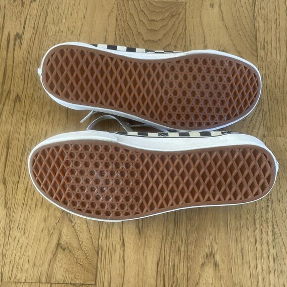 Vans Suede And Canvas Old Skool Classic Black Checkerboard Lace Up Shoes Men’s 7 - Picture 13 of 14